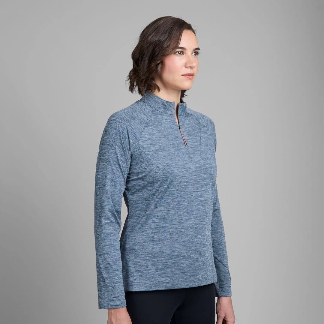 Women's Vero Zip Neck Top