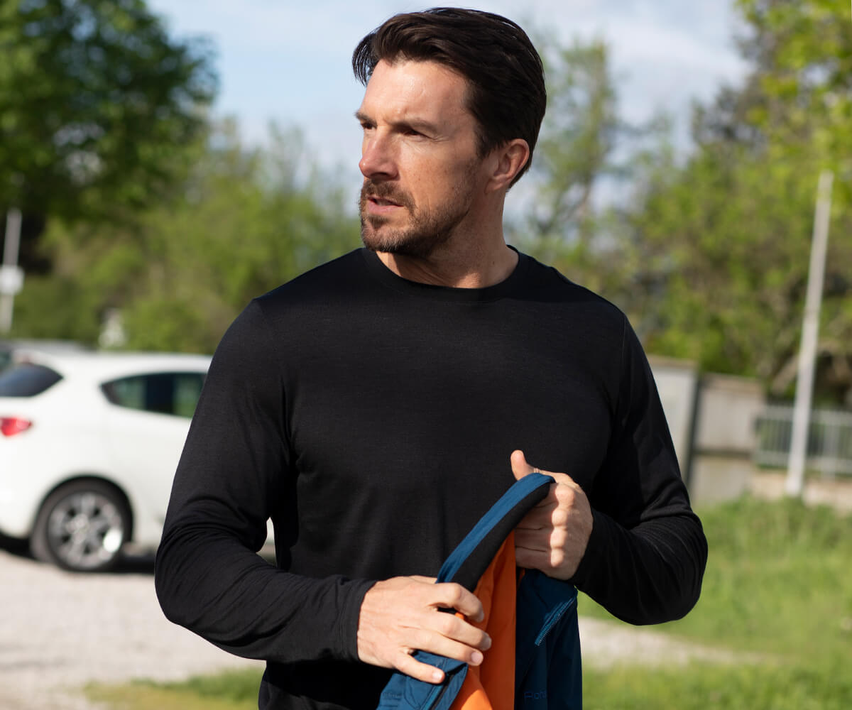 Men's Merino Long Sleeve Top Base Layer