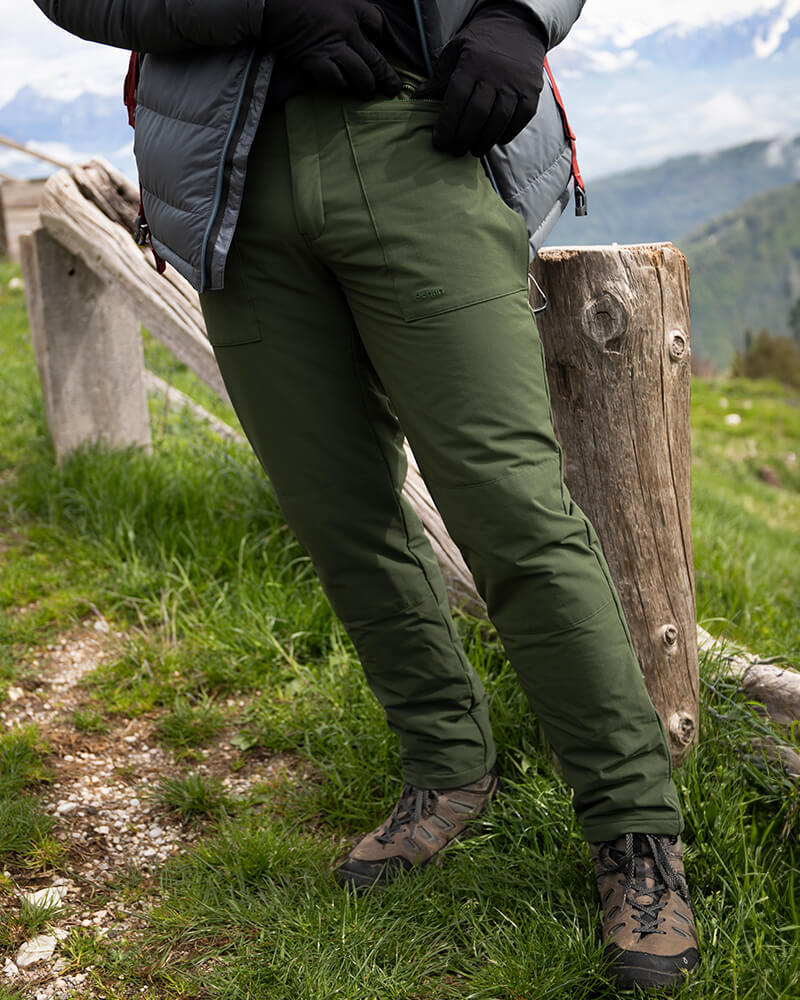Men's Winter Stretch Bags Insulated Trousers