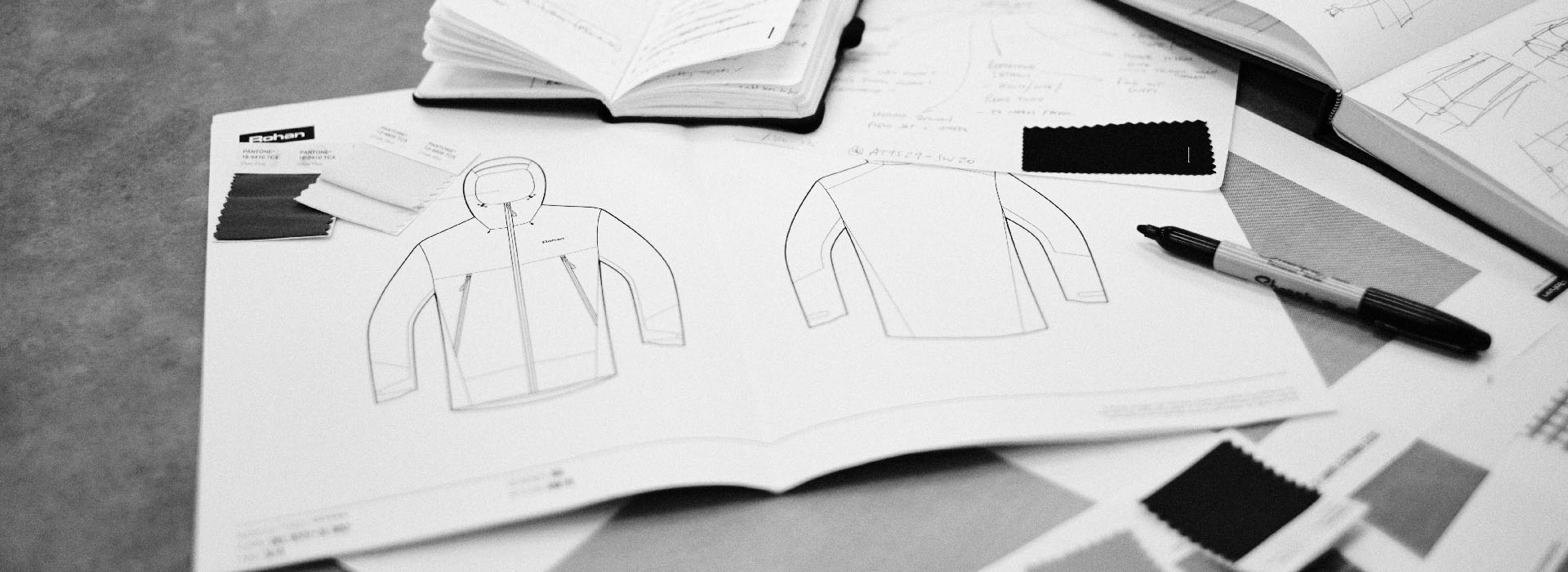 diagrams of jacket designs