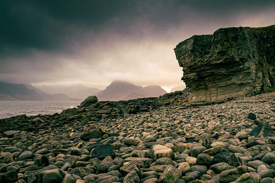 Elgol Rocky Beach in Skye