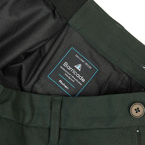 Dry Chinos Waist with Drop-Liner Barricade Label