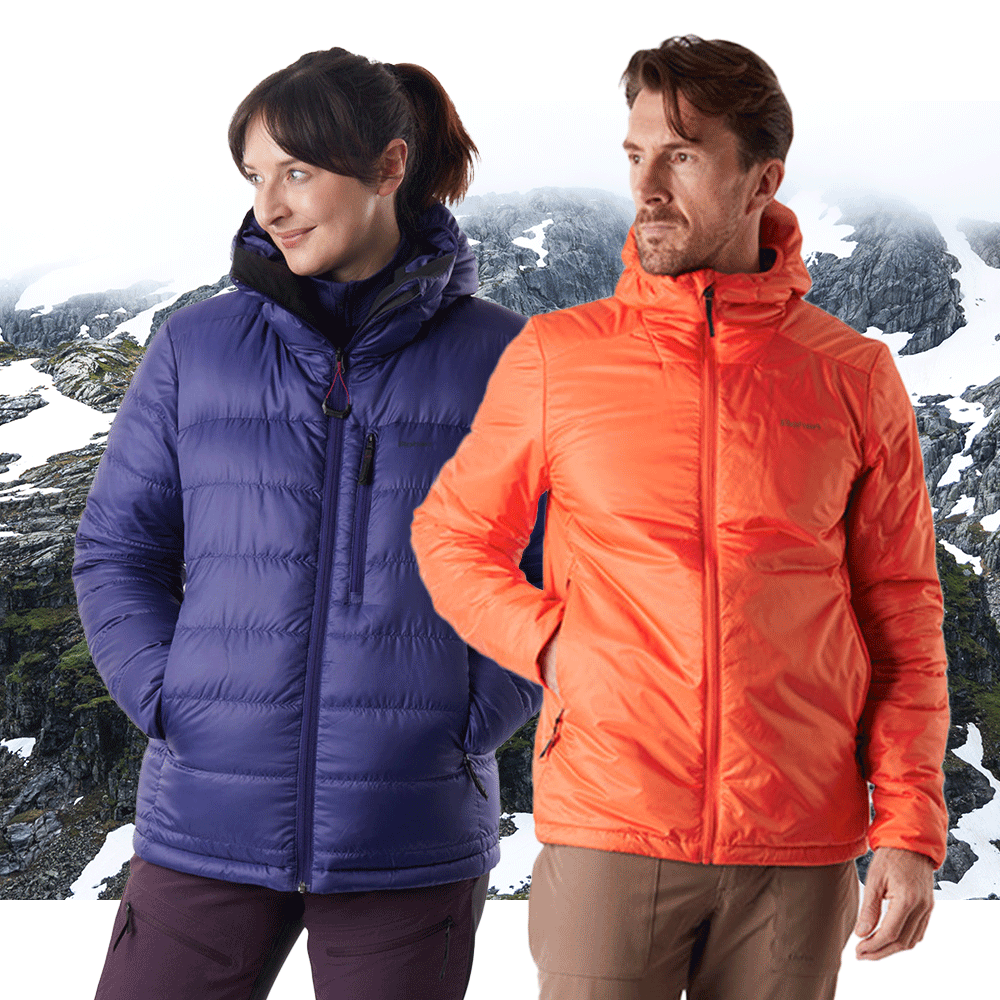 Men's and Women's Eos Down Insulated Jackets