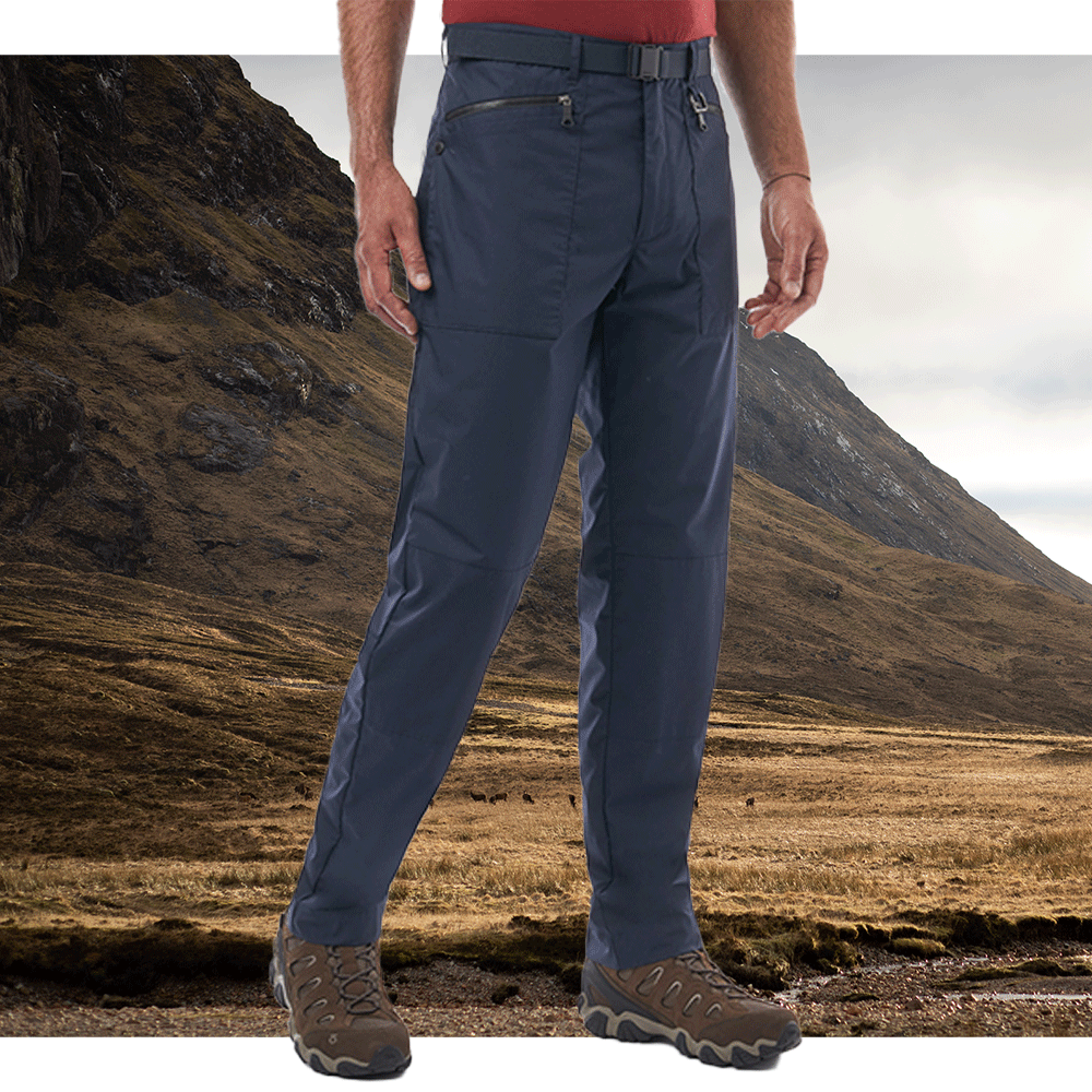 Lightweight breathable comfy Rohan hiking trousers apparently made