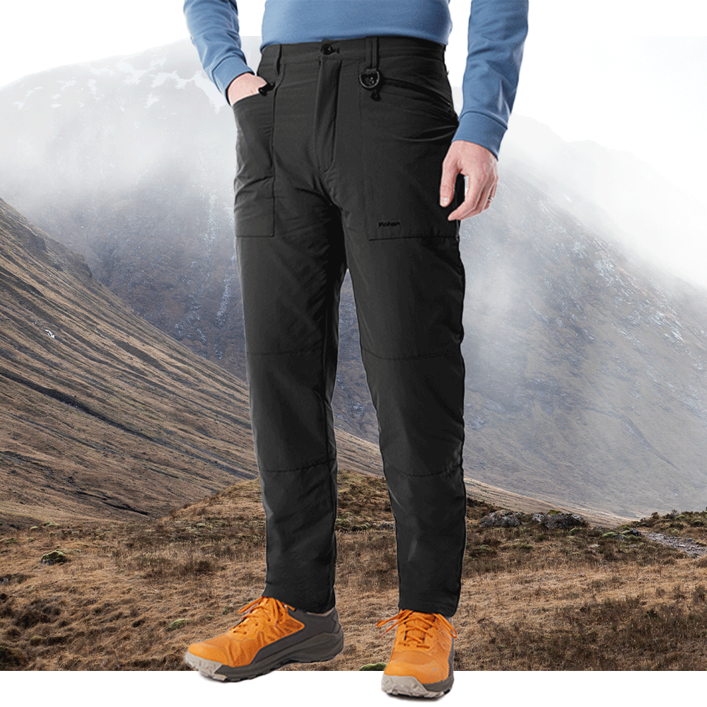 Men's Black Walking Trousers