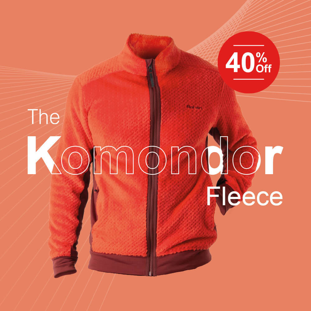 Men's and Women's Komondor Fleece Jacket showing 40% Off