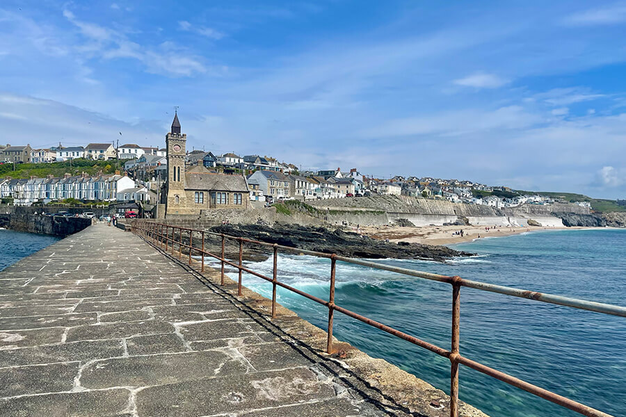 Coastal Town Porthleven in Cornwall