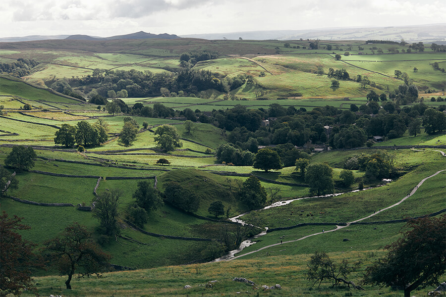 Yorkshire Countryside Valley, England