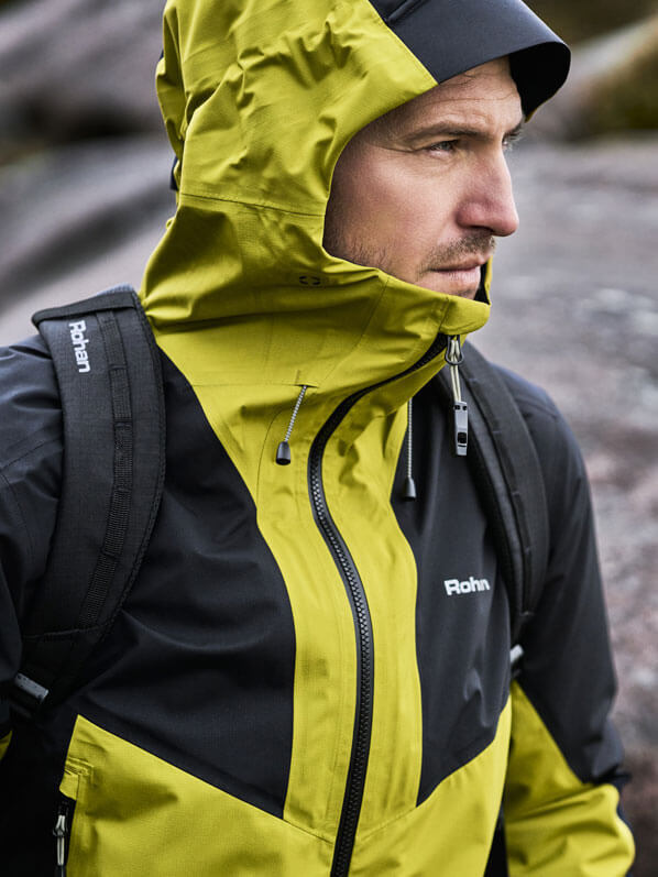 Man and Woman wearing Brecon Waterproof Jackets