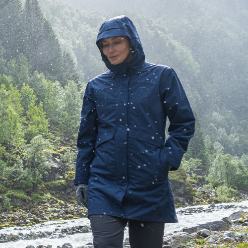 Women's Waterproof Jacket - Kendal Jacket in French Blue