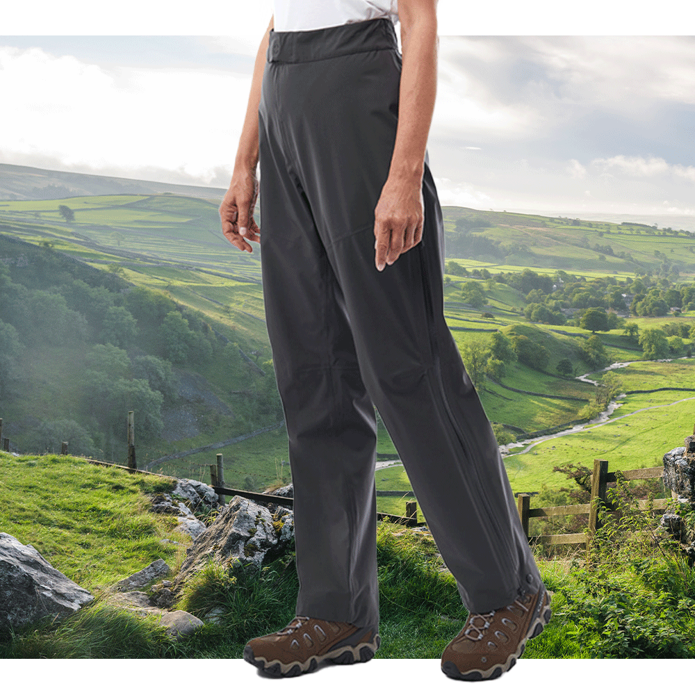 Women's Black Waterproof Overtrousers