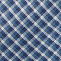 Men's Zenith Short Sleeve Shirt French Blue Check