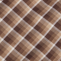 Men's Zenith Short Sleeve Shirt Deep Oak Brown Check