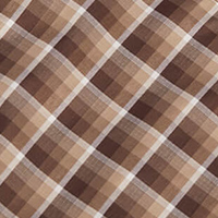 Men's Zenith Long Sleeve Shirt Deep Oak Brown Check