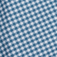 Men's Portland Long Sleeve Shirt Shadow Blue Gingham