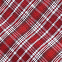 Men's Portreath Long Sleeve Shirt Garnet Red Check