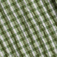 Men's Isle Long Sleeve Shirt Alpine Green Gingham