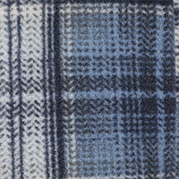 Men's Valle Fleece Overshirt Storm Blue Check