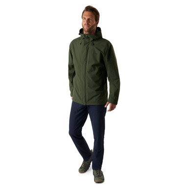 Men's Brecon Waterproof Jacket | Green All-Season Walking Rain Jacket ...