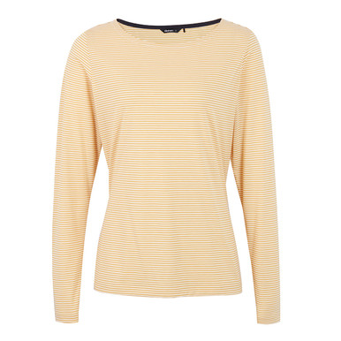 Women's Shoreline Long Sleeve Top Ecru/Iris Yellow Stripe