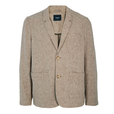 Men's Ravello Linen Blazer Ash Brown