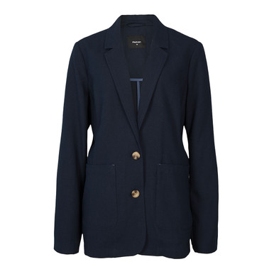 Women's Sera Linen Blazer Deep Navy