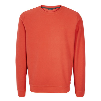 Men's Microgrid Fleece Crew Neck Coast Red