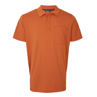 Men's Global Short Sleeve Polo Copper Orange