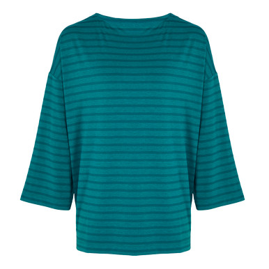 Women's Harbour ¾ Top Bay Teal Marl Stripe