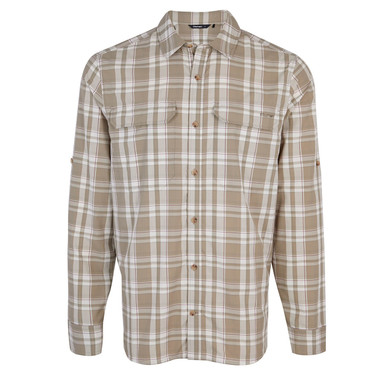 Men's Pennine Long Sleeve Shirt Desert Green Check