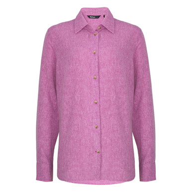 Women's Sera Linen Long Sleeve Shirt Allium Purple
