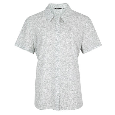 Women's Marina Short Sleeve Shirt Sage Green Print