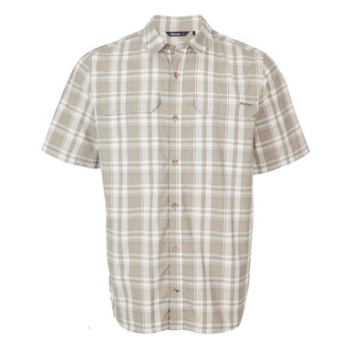 Men's Pennine Short Sleeve Shirt Desert Green Check