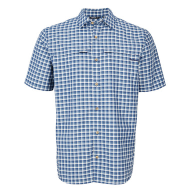 Men's Zenith Short Sleeve Shirt French Blue Check