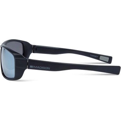 Madison Target Sunglasses - 3 Lens Pack Matt Black/Silver Mirror Lens