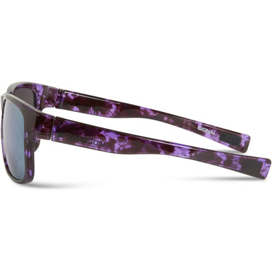 Madison Signal Sunglasses Crystal Tortoiseshell/Purple Mirror Lens