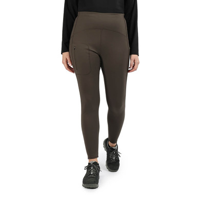 Women's Fottur Hiking Leggings Dark Olive Brown