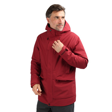 Men's Barricade™ Bowland Insulated Waterproof Jacket Garnet Red