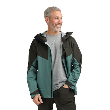 Men's Barricade™ Valen Waterproof Jacket Tundra Brown/Venice Green
