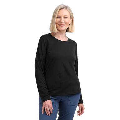 Women's Global Long Sleeve T Black
