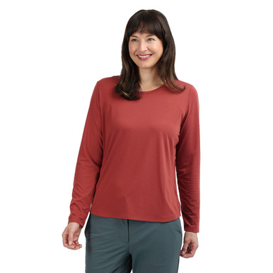 Women's Global Long Sleeve T Arizona Red