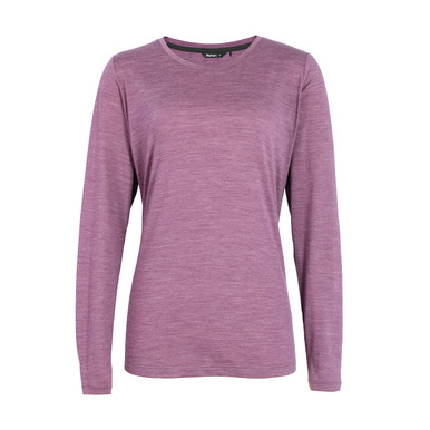 Women's Merino Cool Long Sleeve T Haze Purple Marl hover