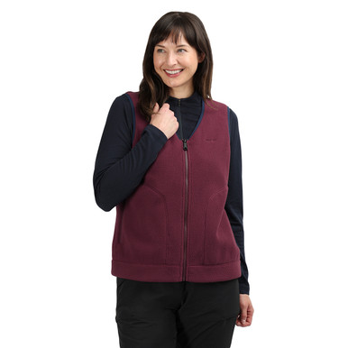Women's Narvik Fleece Gilet Cayenne Purple