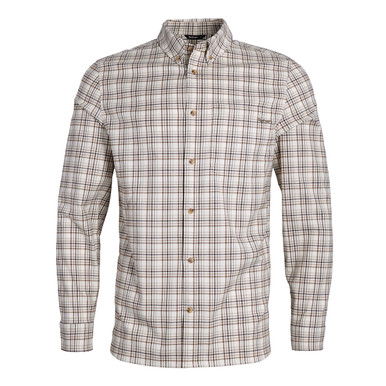 Men's Dover Long Sleeve Shirt Ecru/Cedar Check hover