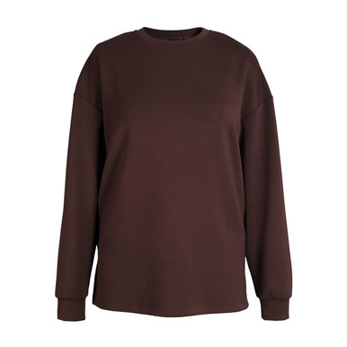 Women's Levende Long Length Sweatshirt Darkest Plum hover