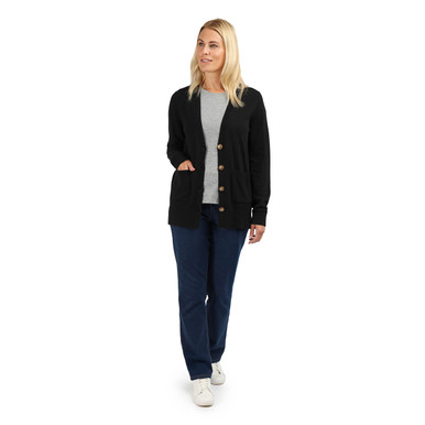 Women's Sanson Knitted Cardigan Black hover