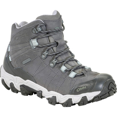Women's Oboz Bridger Mid B Dry Waterproof Boots Hazy Grey
