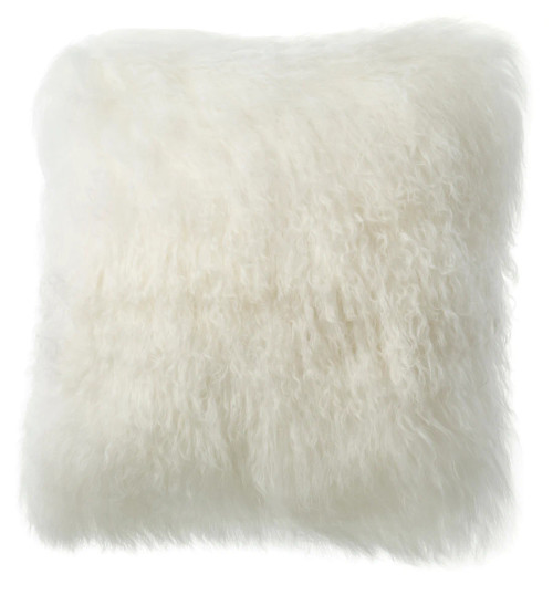Tibetan Longwool Sheepskin Pillow (19.7")