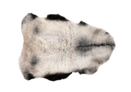 Fibre - Icelandic Shorn Rug (Natural Grey w/ Dark Edges)