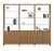 BDI - Linea 580222 3-Shelf System - 96" Wide